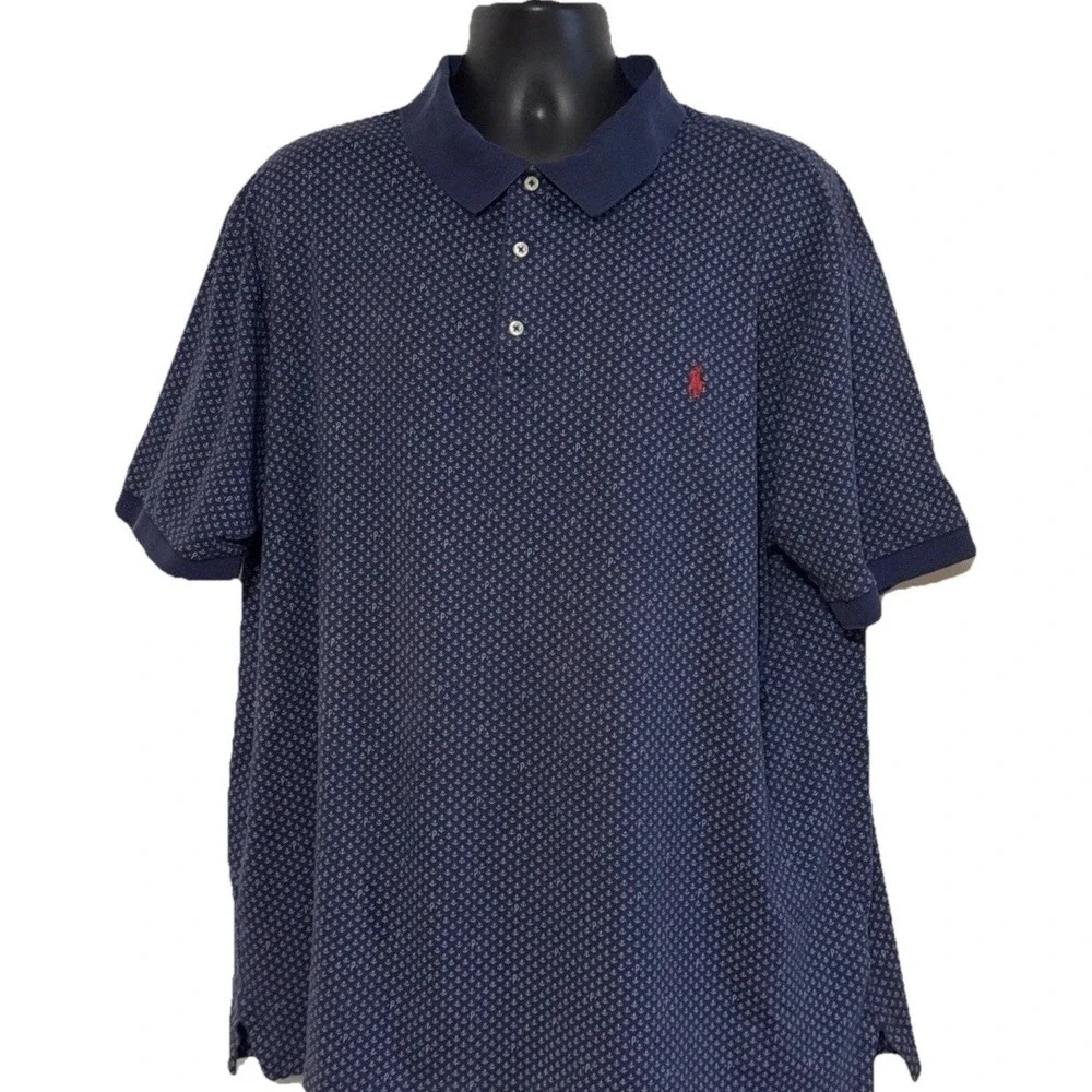 Polo Ralph Lauren‎ Nautical Anchors Mens 2XLT Navy Blue
